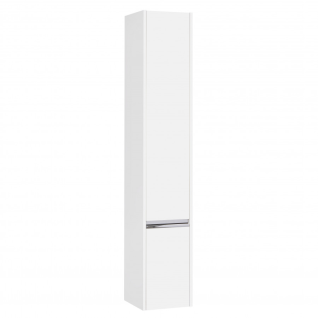 Пенал подвесной Капри правый, белый глянец