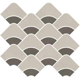 Таделакт наборный серый светлый, коричневый 28x30 декор матовый KMD2HID008BR