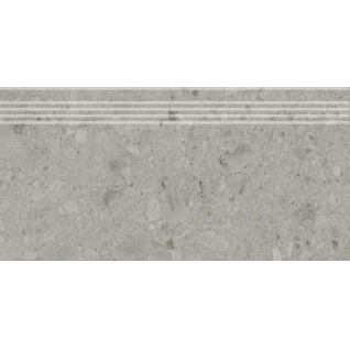 Чеппо ди Гре серый 30x60 ступень фронтальная матовый DD606020R\GR