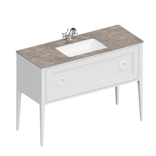 Тумба напольная Plaza Classic NEO 120, белая матовая