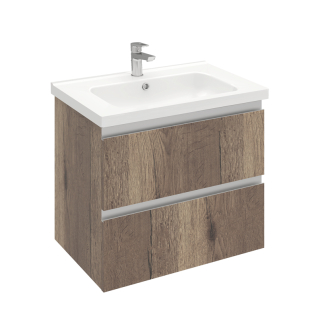 Тумба подвесная ELECTRA 70 под умыв-к Creavit Ideal 70, дуб Рока, LE-WCAB-70-322