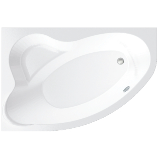 Rosa ванна акриловая левая 170х110 с ножками