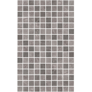 Гран Пале мозаичный серый 25x40 декор глянцевый MM6361
