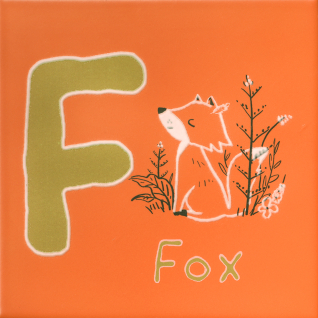 Зоопарк "F" 20x20 декор матовый OS\A224\5108