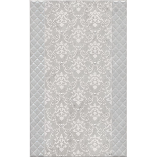 Мотиво серый светлый 25x40 декор глянцевый AZ\A053\6424