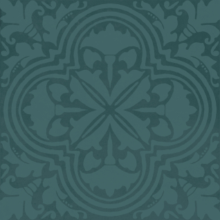 Фес бирюзовый темный 15x15 декор глянцевый KMD3STA004BN