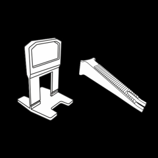 Система выравнивания плитки LAPARET, Микс1,5 мм, 50+50