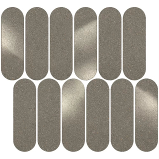 Джиминьяно наборный коричневый 32x30 декор матовый ID146