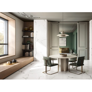 Стелларис Статуарио Уайт 120x120 керамический гранит натуральный 600010002386