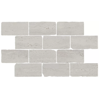 Сан-Марко мозаичный серый светлый 26,5x46,5 декор матовый BR032