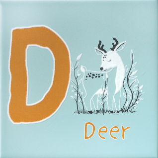 Зоопарк "D" 20x20 декор матовый OS\A239\5185