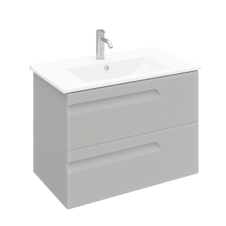 Тумба подвесная Atlas 80 под умывальник Creavit Su 80, кашемир матовый