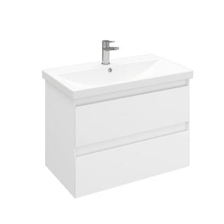 Тумба подвесная Vitrum 80 под умывальник Cerastyle Elite 80, белый матовый