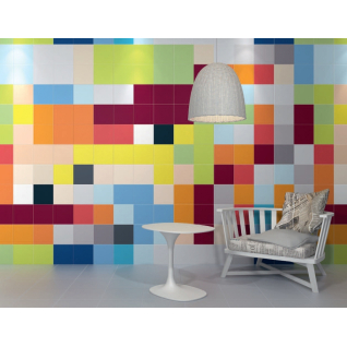 Калейдоскоп белый 20x20 плитка глянцевый 5055