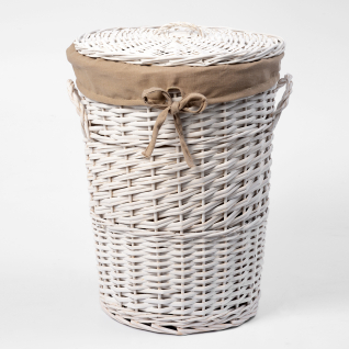 Aller WB-106-S Плетеная корзина для белья с крышкой