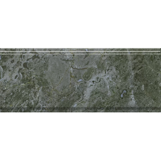 Серенада зеленый 12x30 бордюр глянцевый BDA026R
