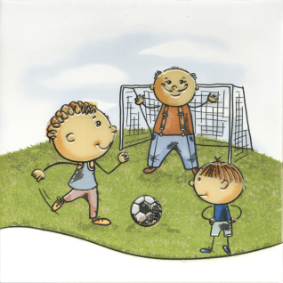 Веселые старты "Футбол" 20x20 декор комбинированный OS\A253\5009