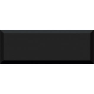 Бельканто грань черный 15x40 плитка матовый 15081