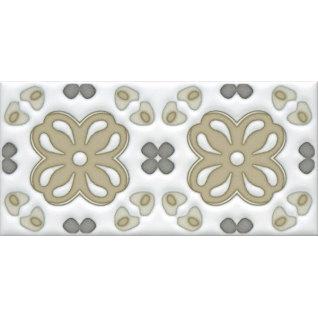Клемансо орнамент 7,4x15 декор матовый STG\A616\16000