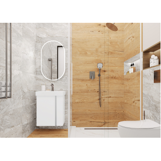 Умывальник PRO 55 подвесной с креплением, белый глянцевый PROR.wb.55