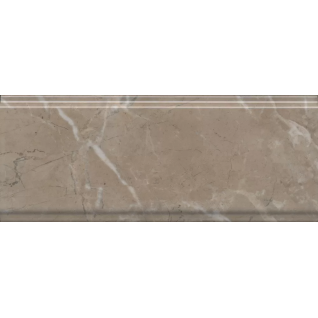 Серенада бежевый темный 12x30 бордюр глянцевый BDA027R