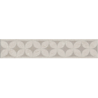 Туф бежевый светлый 5,7x30 бордюр глянцевый OS\A218\8340