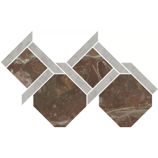 Риальто наборный 1 29,5x48 декор лаппатированный ID165