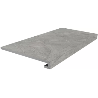 Риальто дымчатый 33x80 ступень фронтальная клееная матовый SG850490R\GCF