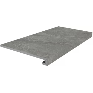 Риальто серый темный 33x80 ступень фронтальная клееная матовый SG850890R\GCF
