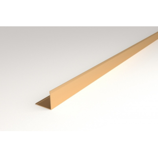 Профиль алюминиевый L-образный уголок золото УП 01-27.2700.502л