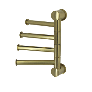 K-1054BRUSHED GOLD Держатель полотенец четверной