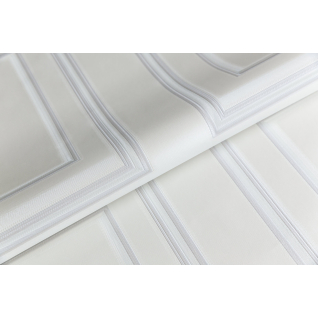 Обои виниловые Буазери мотив белый KM6701