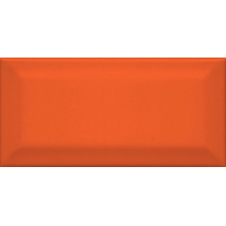 Клемансо грань оранжевый 7,4x15 плитка глянцевый 16075