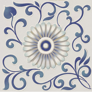 Шавен 6 20x20 декор матовый KMD3STA012BN