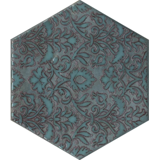 Гроссето синий 20x23,1 декор комбинированный VT\A560\SG23036N