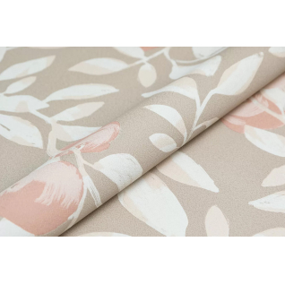 Обои виниловые Шафран мотив бежевый, апельсины KM8502