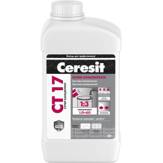 Грунтовка Ceresit CT17/Super Grunt концентрат бесцветная 1 л