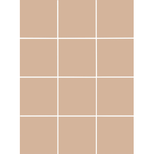 Агуста оранжевый 29,4x39,2 керамический гранит матовый (из 12 частей 9,8*9,8) 1337