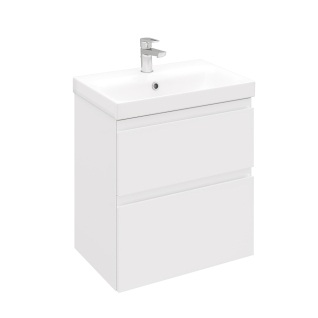 Тумба подвесная Optimum Slim 60 под умывальник Moduo Slim 60, белый глянец