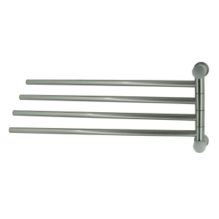 K-1034NICKEL Держатель полотенец четверной