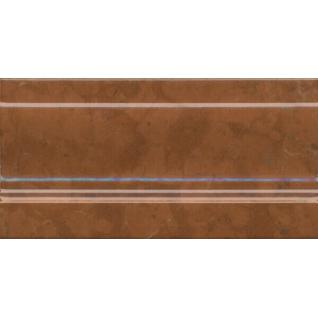 Стемма коричневый 10x20 плинтус глянцевый FMD026