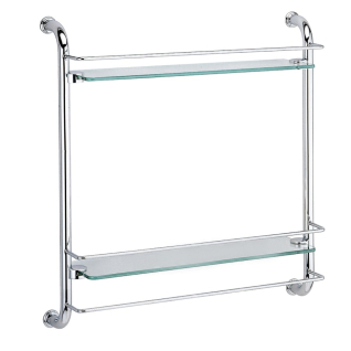 K-2022 Полка стеклянная двойная