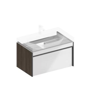 Тумба подвесная Modula 80 см, цвет арабика