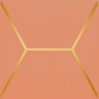 Витраж оранжевый 15x15 декор глянцевый OP\D181\17066