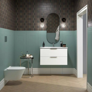 Умывальник Piano 65 белый глянец