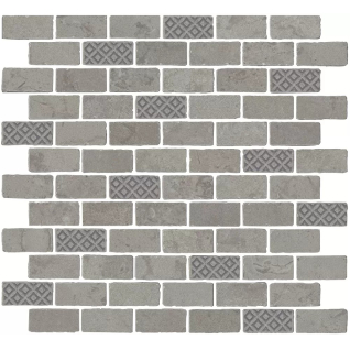 Про Лаймстоун Антика мозаичный 3 серый 32x30 декор матовый MBD011