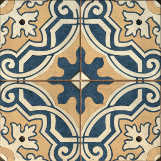 Sevilla пэчворк многоцветный 42x42 керамический гранит матовый структурный