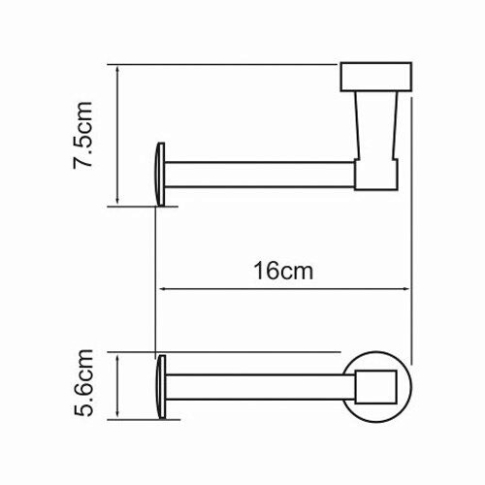 Держатель для туалетной бумаги Isen K-4096 - картинка 4