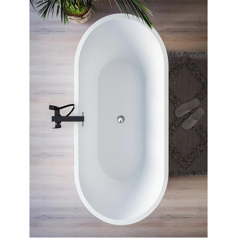 Ванна акриловая отдельностоящая Ceruttispa RESIA 168*73 см - картинка 3
