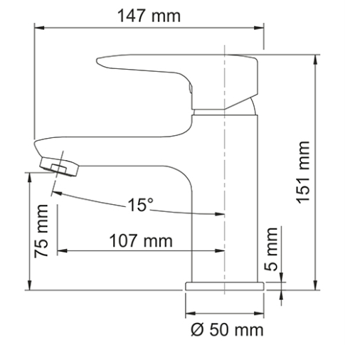 Vils 5603 Смеситель для умывальника - картинка 4
